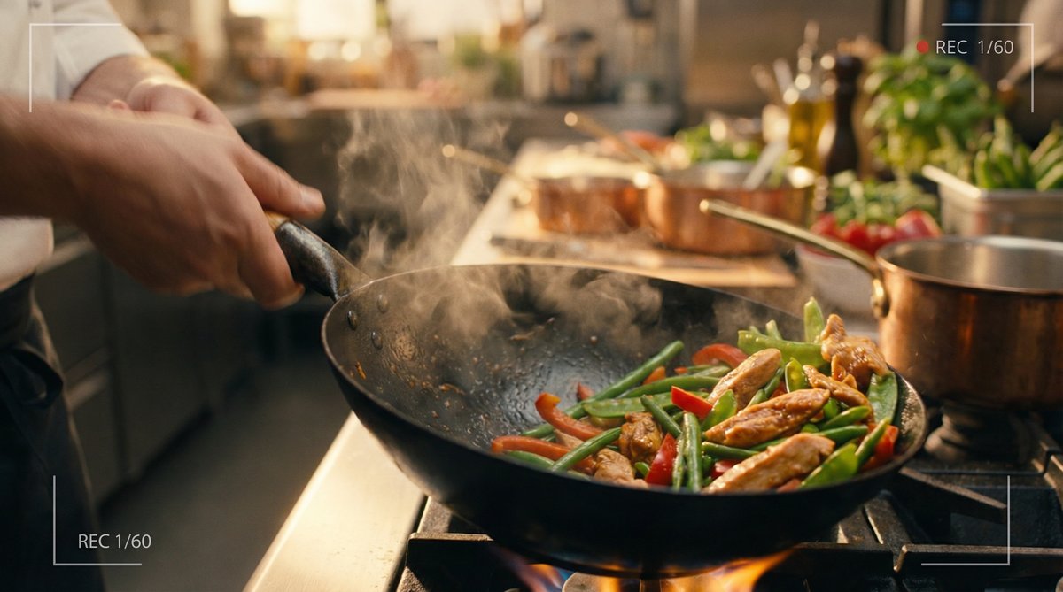网红主播美食视频教程演示